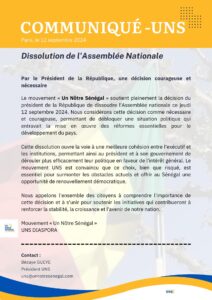 Dissolution de l’Assemblée nationale